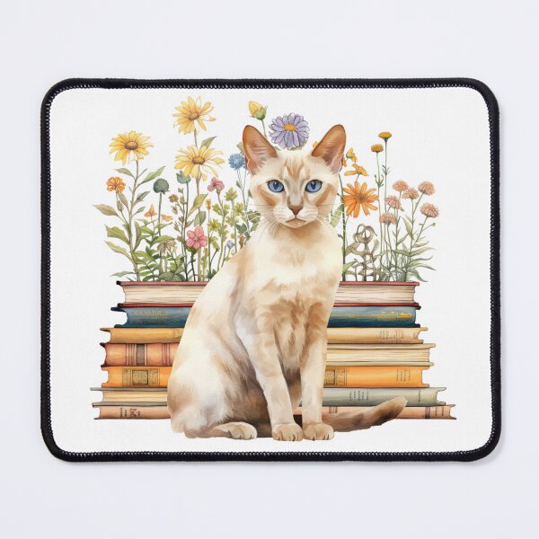 Item preview, Javanese Cat And Books designed and sold by TheAnimalZ00.