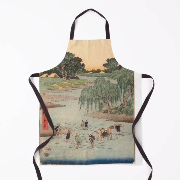 Item preview, Hiroshige No. 23, Fujieda- Fording the Seto River designed and sold by TeeARTHY.