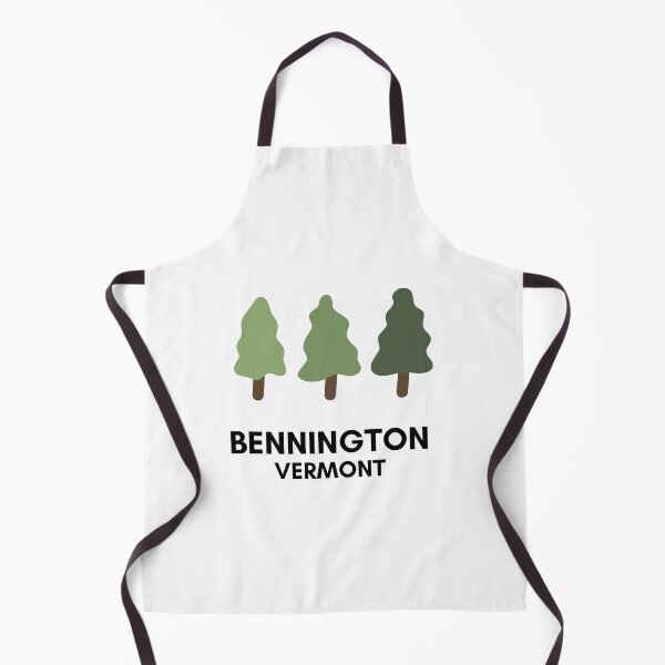Item preview, Bennington Vermont - Cute Minimalist Design with 3 Trees (White Background) designed and sold by RM-Journey.
