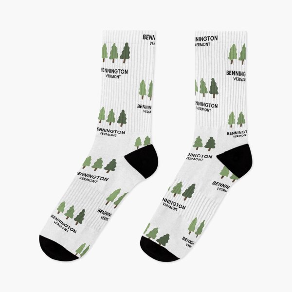 Item preview, Bennington Vermont - Cute Minimalist Design with 3 Trees (White Background) designed and sold by RM-Journey.