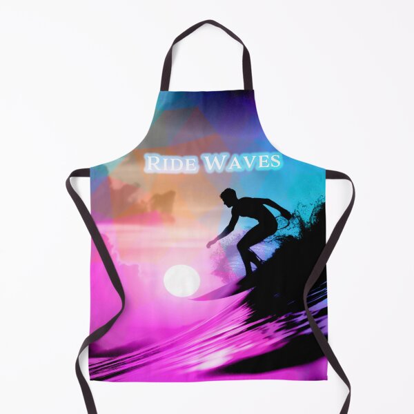 Item preview, Ride Waves - Sunset Surfer Artwork designed and sold by AmvaDesigns.