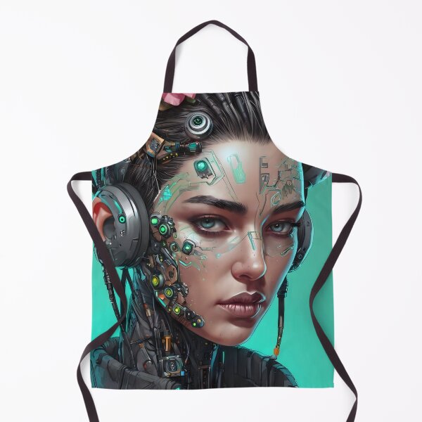 Item preview, Cyberpunk Female Portrait (Spring Theme) designed and sold by papi1998.