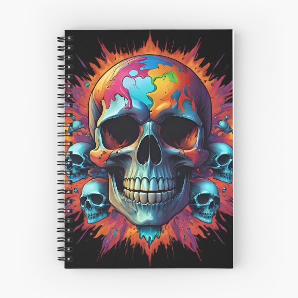 Item preview, Paint & Skull Explosion designed and sold by ArtByFrancis.