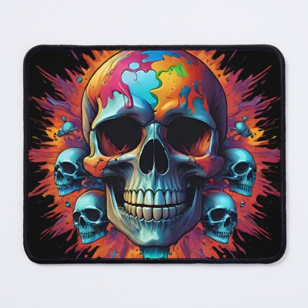 Item preview, Paint & Skull Explosion designed and sold by ArtByFrancis.