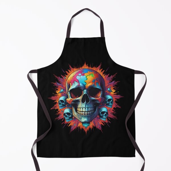 Item preview, Paint & Skull Explosion designed and sold by ArtByFrancis.