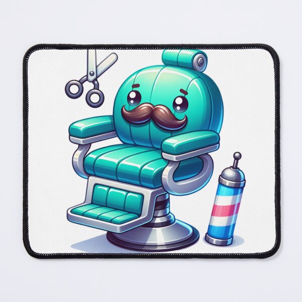 Item preview, Barbers Chair with a Mustache designed and sold by PassionforLove.