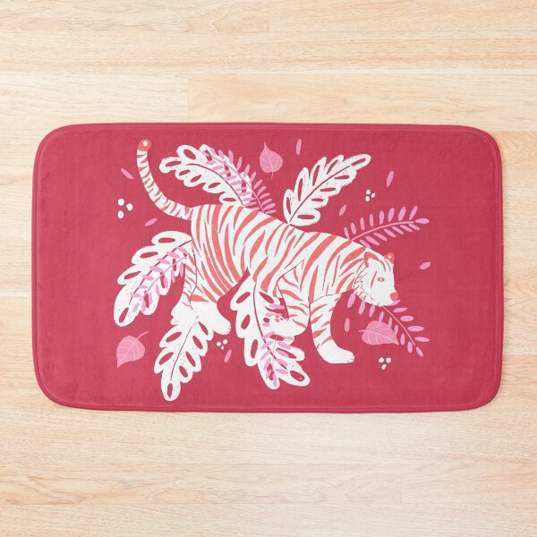Item preview, Red and white tiger designed and sold by Home Cyn Home.