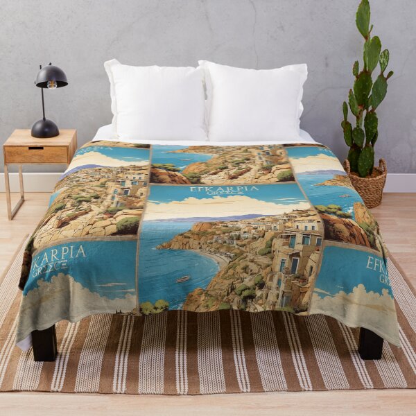 Item preview, Efkarpia Greece Vintage Travel Tourism designed and sold by TravelersGems.