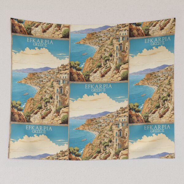 Item preview, Efkarpia Greece Vintage Travel Tourism  designed and sold by TravelersGems.