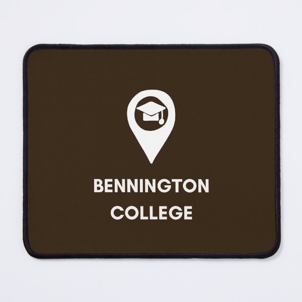 Item preview, Bennington College - Minimalist Design with Location Icon (Brown Background) designed and sold by RM-Journey.