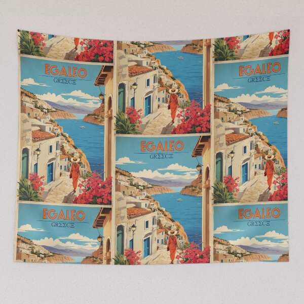 Item preview, Egaleo Greece Vintage Travel Tourism  designed and sold by TravelersGems.