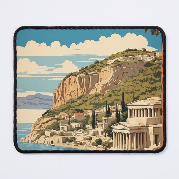 Item preview, Eleusis Greece Vintage Travel Tourism designed and sold by TravelersGems.