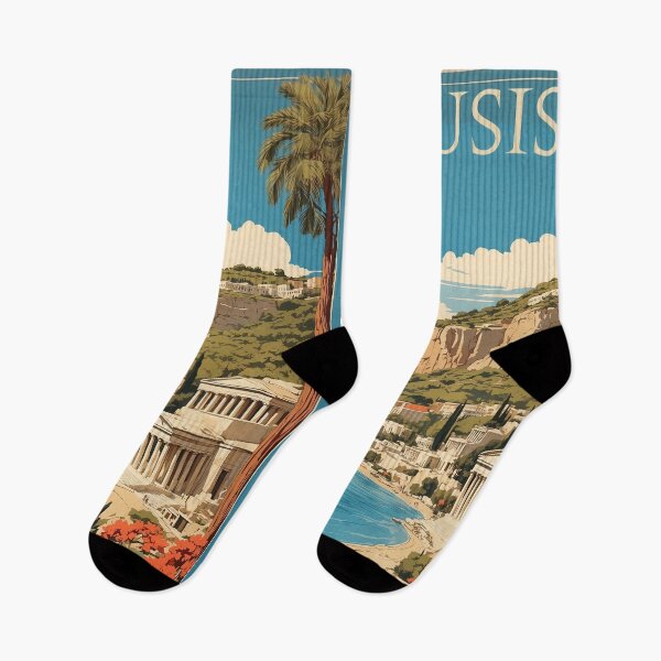 Item preview, Eleusis Greece Vintage Travel Tourism designed and sold by TravelersGems.