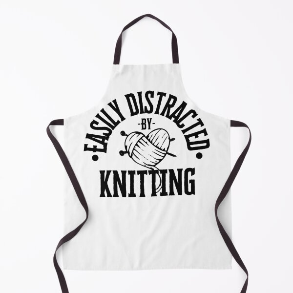 Item preview, Easily Distracted By Knitting designed and sold by S-Q-Studios.