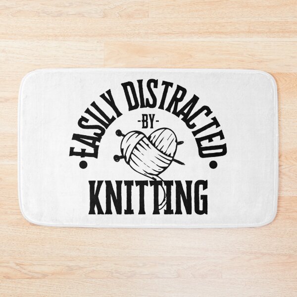 Item preview, Easily Distracted By Knitting designed and sold by S-Q-Studios.