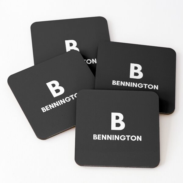 Item preview, Bennington - Minimalist Cute Letter B (Black Background) designed and sold by RM-Journey.