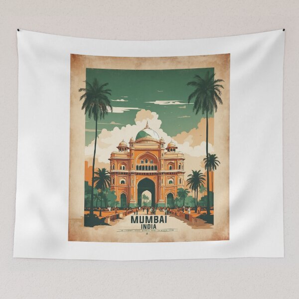 Artikelvorschau, Mumbai Indien Vintage Reisetourismus entworfen und verkauft von TravelersGems.