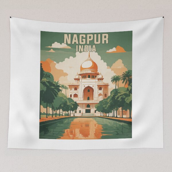 Artikelvorschau, Nagpur Indien Vintage Reisetourismus entworfen und verkauft von TravelersGems.