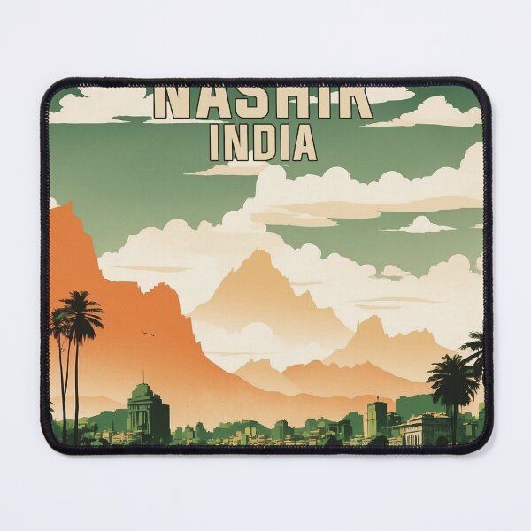 Item preview, Nashik India Vintage Travel Tourism designed and sold by TravelersGems.