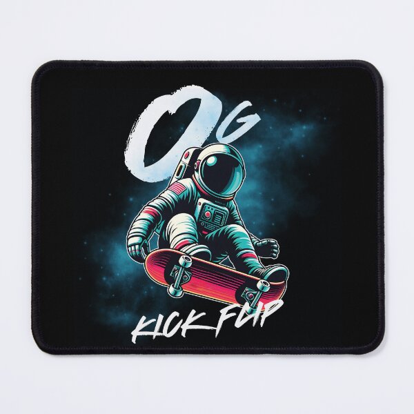 Item preview, Zero Gravity Kick Flip - Skateboarding Astronaut designed and sold by The magic  Yellow bus.