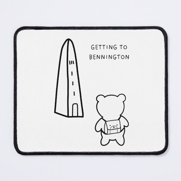 Item preview, Getting to Bennington - Cute Bear Tourist Explores the Town (White Background) designed and sold by RM-Journey.