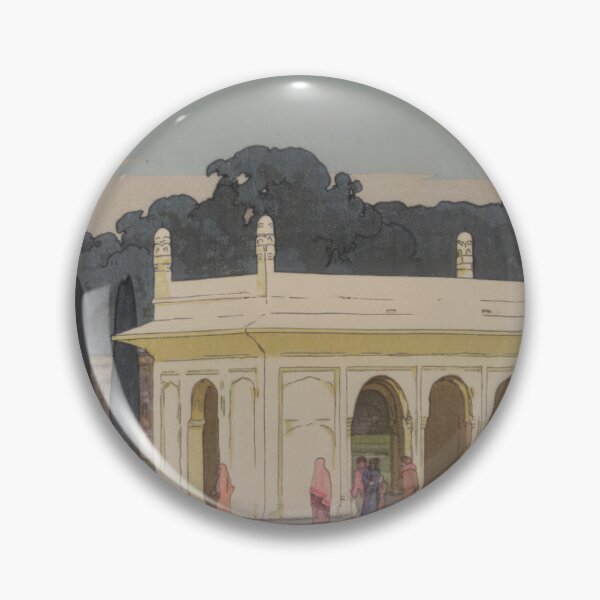 Item preview,   Shalimar Garden, Lahore Woodblock Print designed and sold by TeeARTHY.