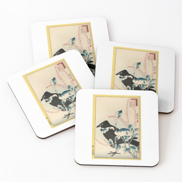 Item preview, Sugakudo (No. 34)  Jackdaw and Spotted Jumpseed  designed and sold by TeeARTHY.
