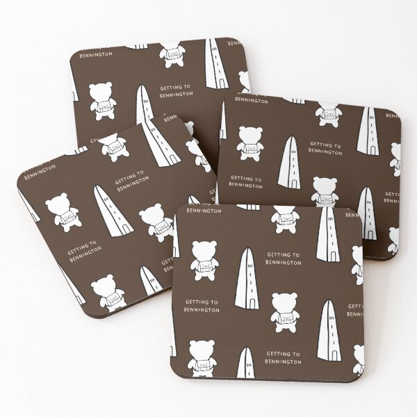 Item preview, Getting to Bennington - Adorable Bear Tourist with a Bag (Brown Background) designed and sold by RM-Journey.