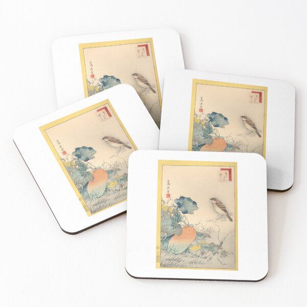 Item preview, Sugakudo (No. 26 )  Stonechat and Cucumber in Seed  designed and sold by TeeARTHY.