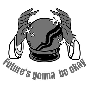 Vorschaubild zum Design Grey Agust D (Suga von BTS) Future's Gonna Be Okay inspiriertes mystisches Kristallkugel-Design von daebak-shop