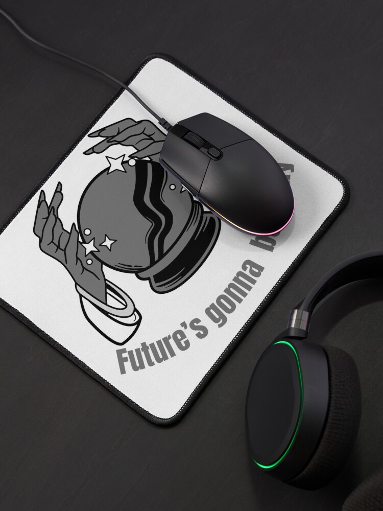 Thumbnail 4 von 5, Mauspad, Grey Agust D (Suga von BTS) Future's Gonna Be Okay inspiriertes mystisches Kristallkugel-Design designt und verkauft von daebak-shop.
