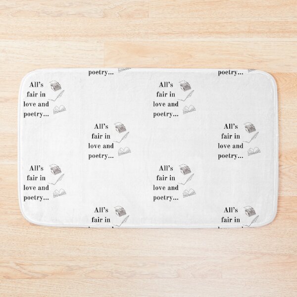 Item preview, All's fair in love and poetry designed and sold by itscloud.