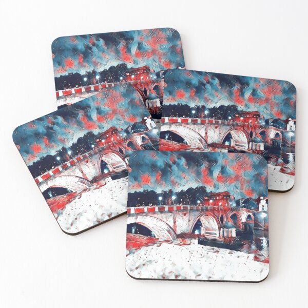 Item preview, The bridge to Trastevere over the river designed and sold by Abstrakt-wall.