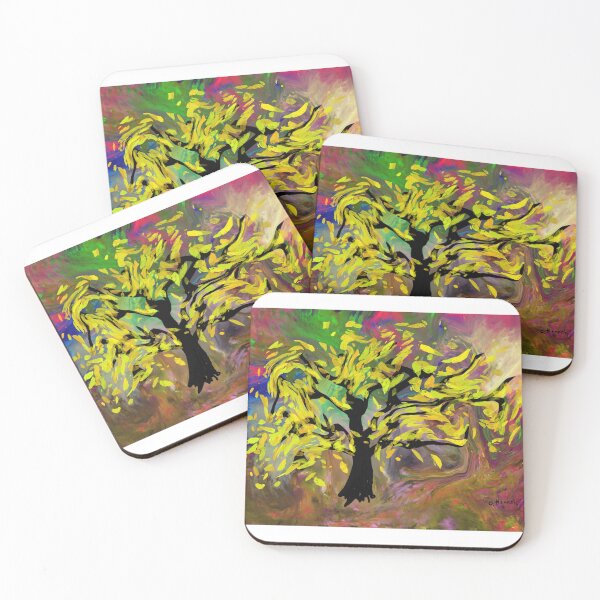 Item preview, Tree with yellow leaves the breeze designed and sold by KennerC.