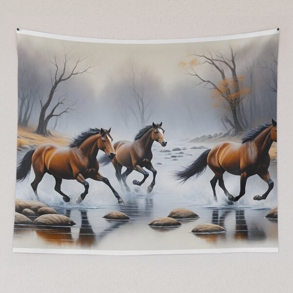 Item preview, Racing Horses Art designed and sold by WildlifeInc.
