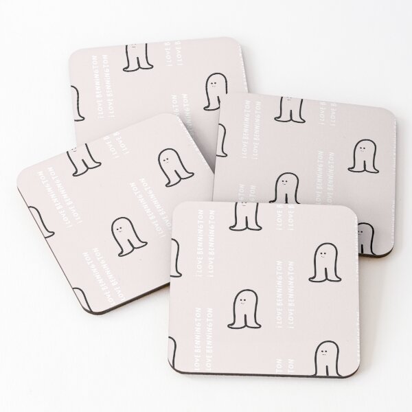 Item preview, I Love Bennington - Cute Character Design (Pink Background) designed and sold by RM-Journey.
