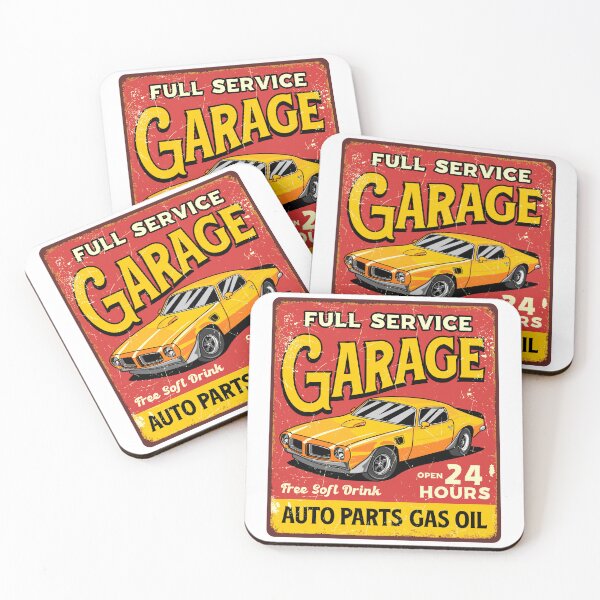 Item preview, Retro Vintage Car Signs - Full Service Design 1 designed and sold by Mterry1202.