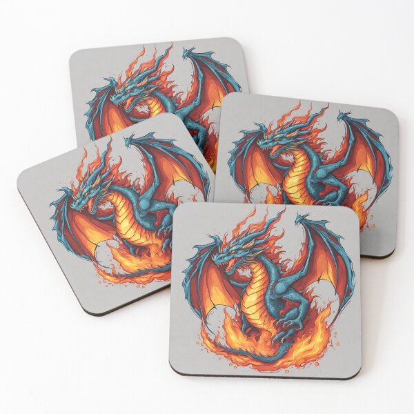 Item preview, Colorful Dragon Fire and Colors" Art Print designed and sold by TRYKID.