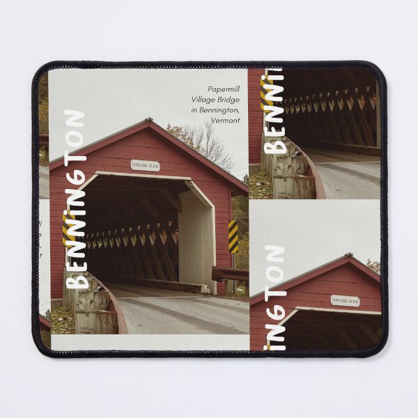 Item preview, Bennington - Papermill Village Bridge (Minimalist Elegance) designed and sold by RM-Journey.