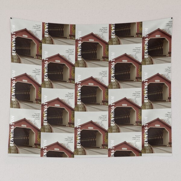Item preview, Bennington - Papermill Village Bridge (Minimalist Elegance) designed and sold by RM-Journey.