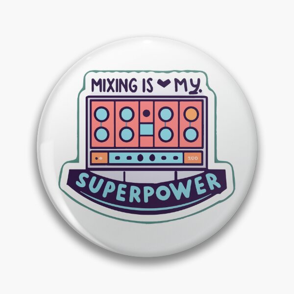 Item preview, Mixing Console Superpower - Music Producer Line Art designed and sold by NiftyWrx.