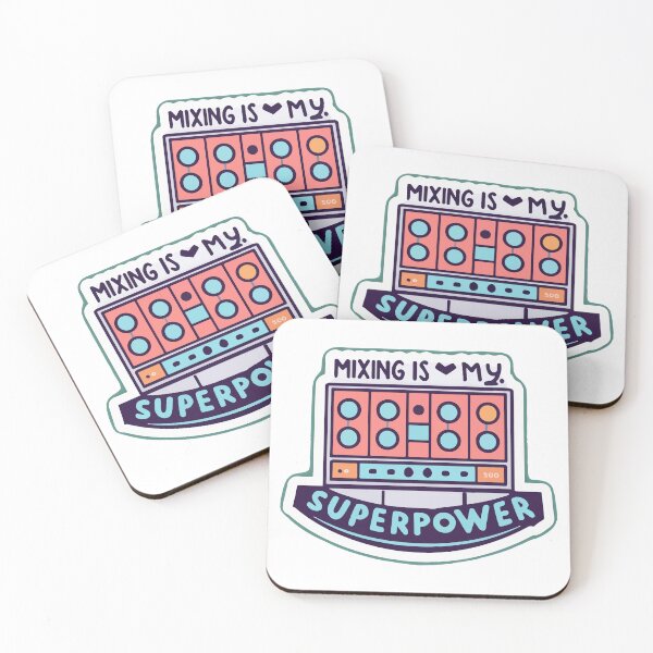 Item preview, Mixing Console Superpower - Music Producer Line Art designed and sold by NiftyWrx.