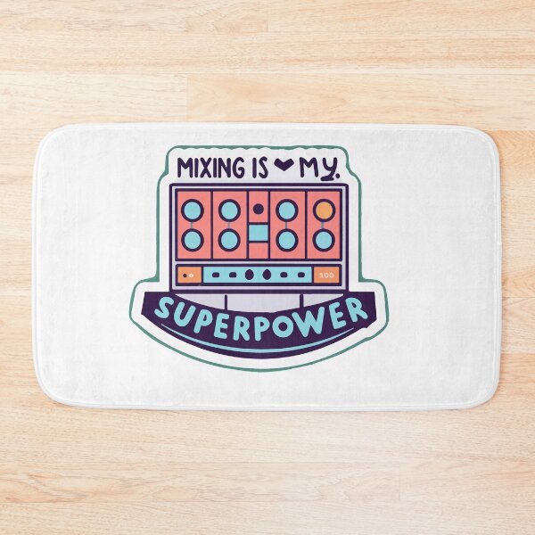 Item preview, Mixing Console Superpower - Music Producer Line Art designed and sold by NiftyWrx.