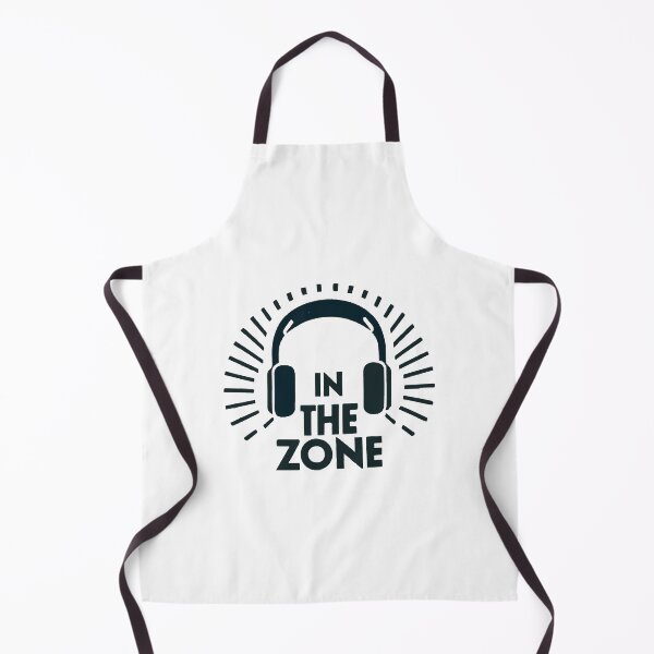 Item preview, In the Zone Headphone Silhouette with Sound Waves designed and sold by NiftyWrx.