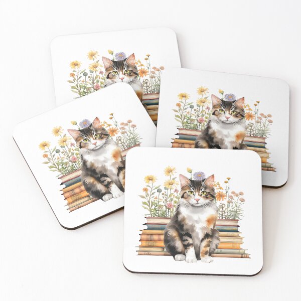 Item preview, Manx Cat And Books designed and sold by TheAnimalZ00.