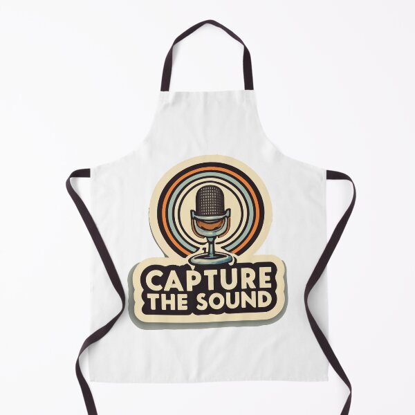 Item preview, Capture the Sound - Vintage Microphone Retro Design designed and sold by NiftyWrx.