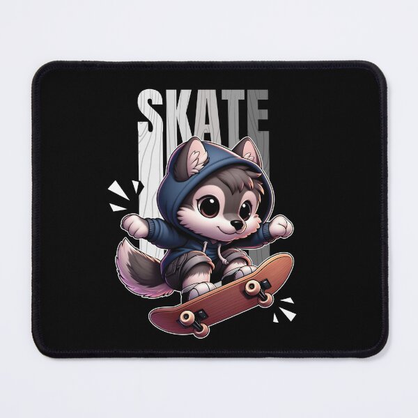 Item preview, Skateboard Wolf Kick Flip designed and sold by The magic Yellow bus.