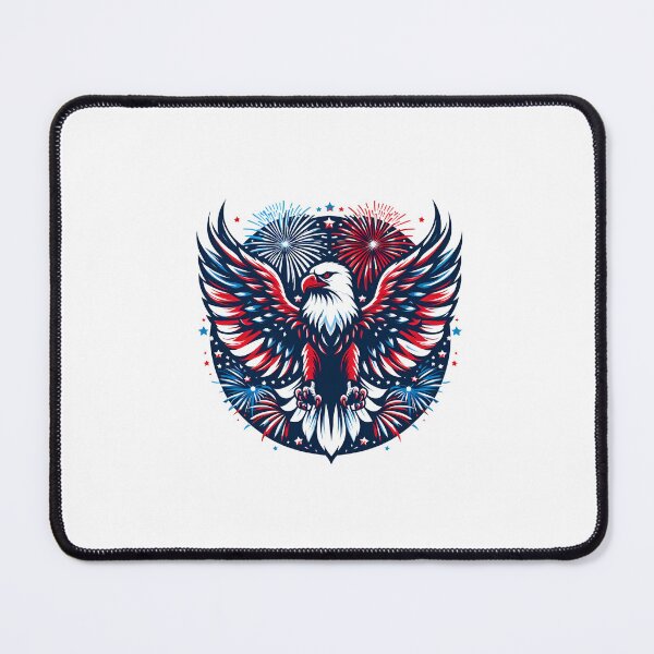 Item preview, Bald Eagle in Firework Splendor - variant designed and sold by PictoVibe.