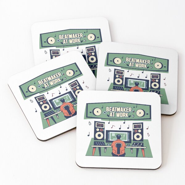 Item preview, Beatmaker at Work - Music Producer Studio Design designed and sold by NiftyWrx.