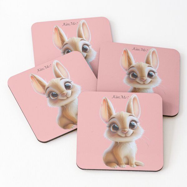Item preview, Kiss Me ! cute bunny  designed and sold by Lewis-mart.